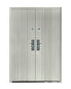 PUERTA DE SEGURIDAD DOBLE MULTIPUNTOS - 1.50M X 2.15M X 50MM - BLANCO MATE