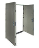 PUERTA DE SEGURIDAD DOBLE MULTIPUNTOS - 1.50M X 2.15M X 50MM - BLANCO MATE