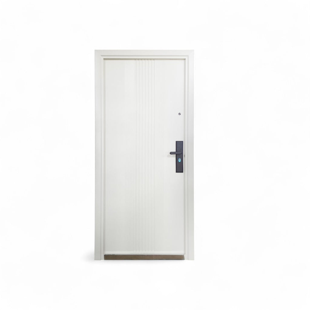 PUERTA DE SEGURIDAD MULTIPUNTOS - 97CM X 215CM X 5CM - BLANCO MATE