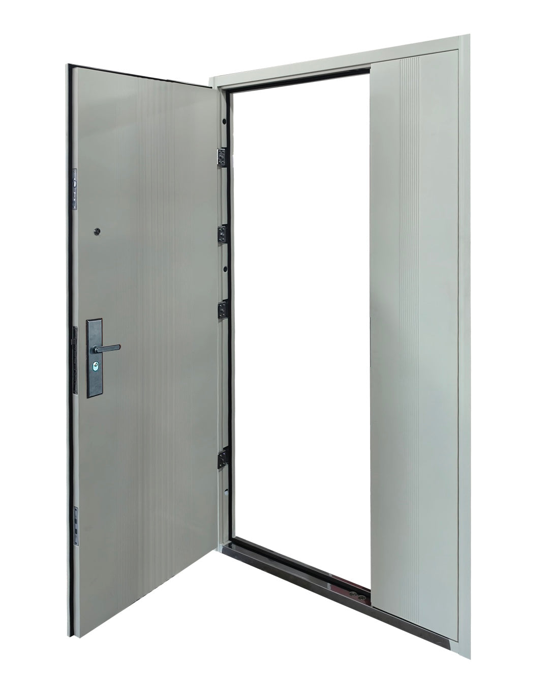PUERTA DE SEGURIDAD MULTIPUNTOS - 1.20M X 2.15M X 50MM - BLANCO MATE