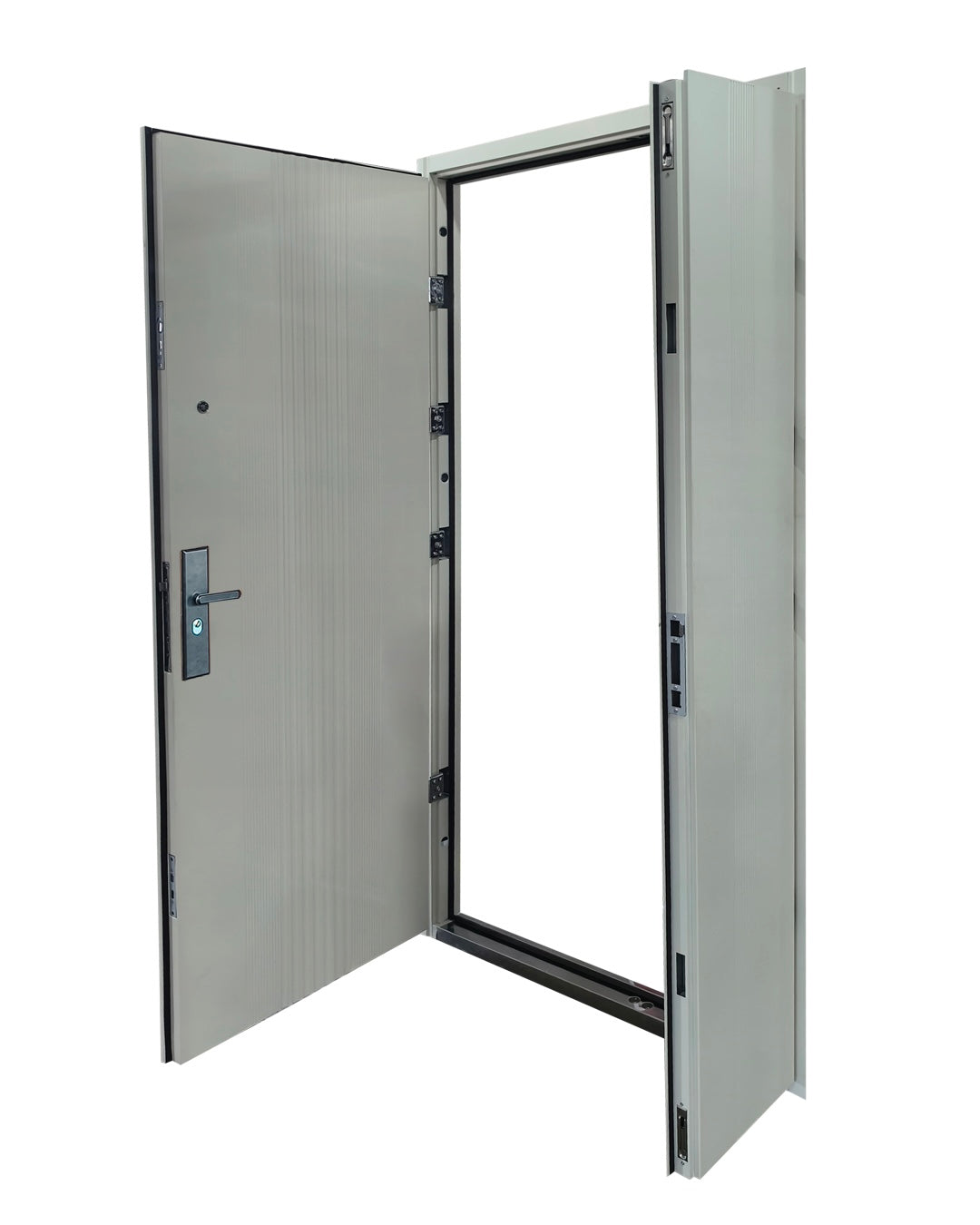 PUERTA DE SEGURIDAD MULTIPUNTOS - 1.20M X 2.15M X 50MM - BLANCO MATE