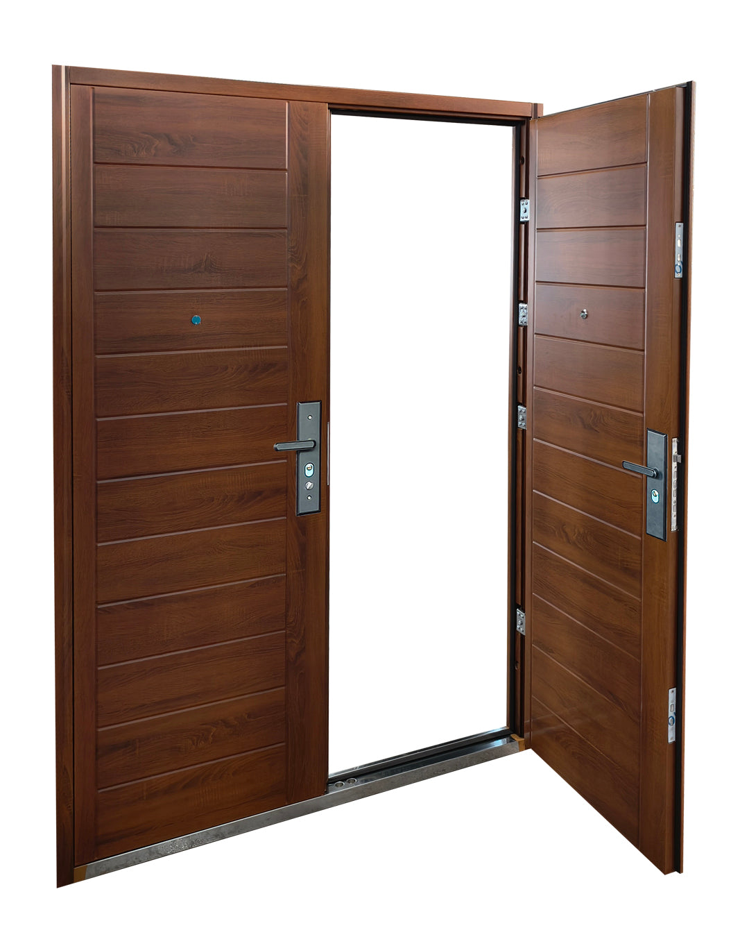 PUERTA DE SEGURIDAD DOBLE MULTIPUNTOS - 1.50M X 2.15M X 50MM - NUEZ