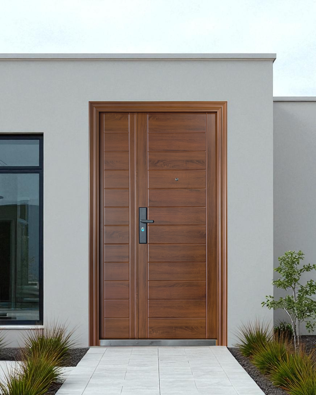 PUERTA DE SEGURIDAD MULTIPUNTOS - 1.20M X 2.15M X 50MM - NUEZ