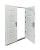 Puerta De Seguridad Metal Doble Blanca 1.50m x 2.15m