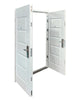 Puerta De Seguridad Metal Doble Blanca 1.50m x 2.15m