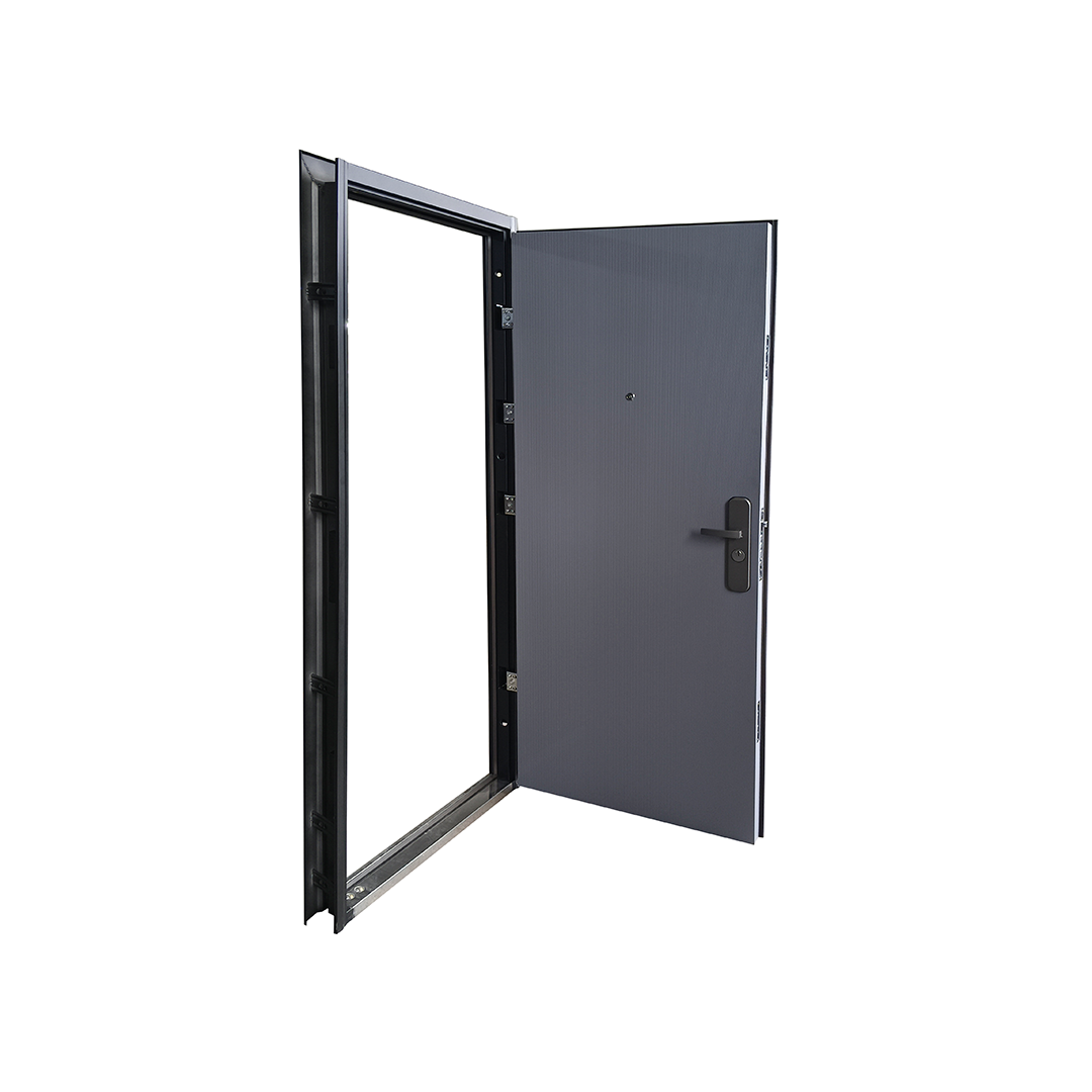 PUERTA DE SEGURIDAD MULTIPUNTOS - 97CM X 215CM X 7CM - GRIS