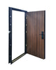 PUERTA DE SEGURIDAD MULTIPUNTOS - 97CM X 215CM X 70MM - NOGAL OSCURO