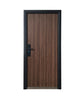 PUERTA DE SEGURIDAD MULTIPUNTOS - 97CM X 215CM X 70MM - NOGAL OSCURO