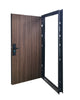 PUERTA DE SEGURIDAD MULTIPUNTOS - 97CM X 215CM X 70MM - NOGAL OSCURO