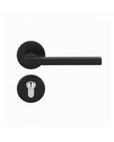 CERRADURA MODERNA NEGRO Y COBRE – ALUMINIO Y COBRE RESISTENTE
