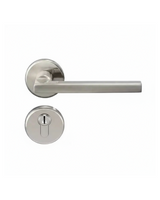 CERRADURA MODERNA PLATEADA Y COBRE – ALUMINIO Y COBRE RESISTENTE