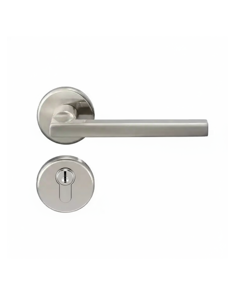 CERRADURA MODERNA PLATEADA Y COBRE – ALUMINIO Y COBRE RESISTENTE