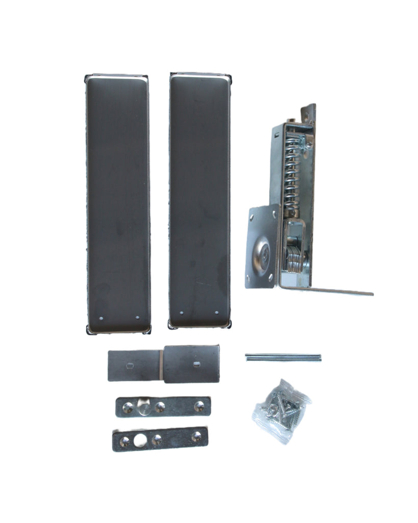 RESORTE DE PISO PARA PUERTA DE COCINA – ACERO INOXIDABLE 201 PLATEADO