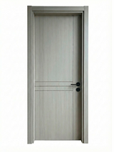 PUERTA DE INTERIOR - WPC - GRIS CENIZA CLARA - ALTURA 2.40M