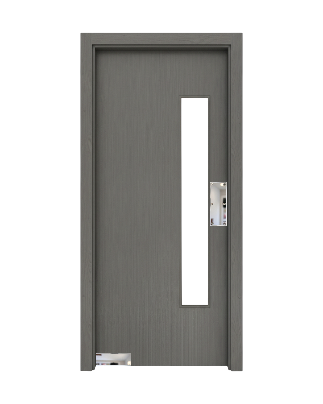 PUERTA DE INTERIOR - WPC - GRIS CENIZA AZULADO