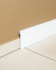 CUBRE ZOCALO - PS - 8.0CM*2.4M - BLANCO MATE