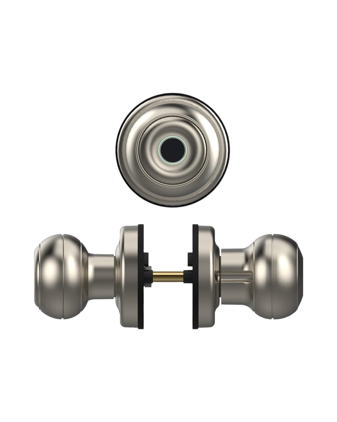 CERRADURA INTELIGENTE - CILINDRO- TUYA APP - PLATEADA - OS375TYFG
