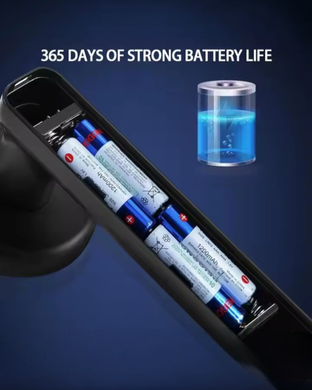 CERRADURA INTELIGENTE - PUERTAS INTERIORES MDF/WPC - TUYA APP - NEGRO - OS478TYF-5845