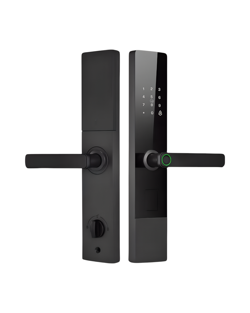 CERRADURA INTELIGENTE - PUERTAS MULTIPUNTOS DE SEGURIDAD - TUYA APP - NEGRO - OS574TYF-6068