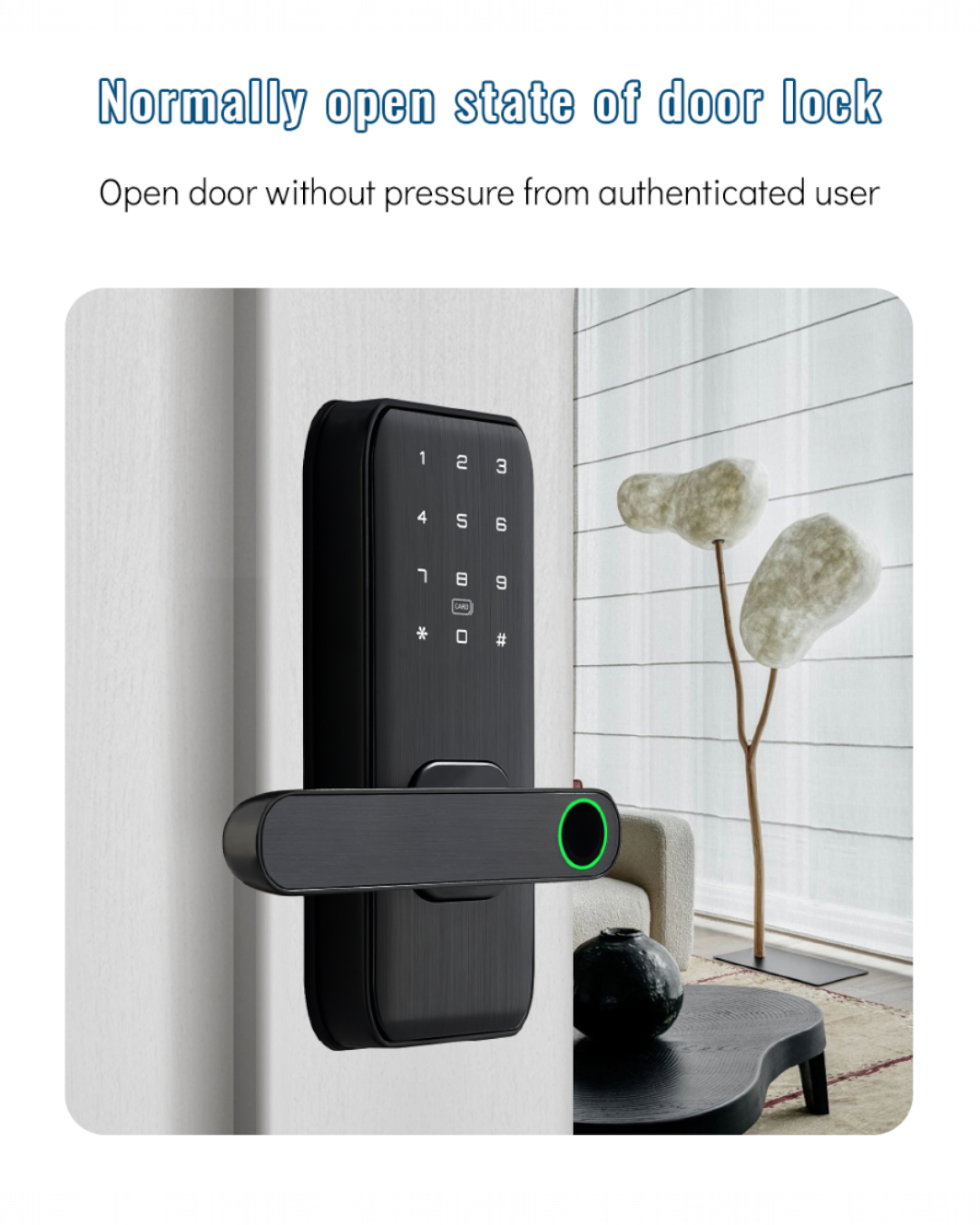 CERRADURA INTELIGENTE - CILINDRO- TILOCK APP - NEGRO - OS615FB