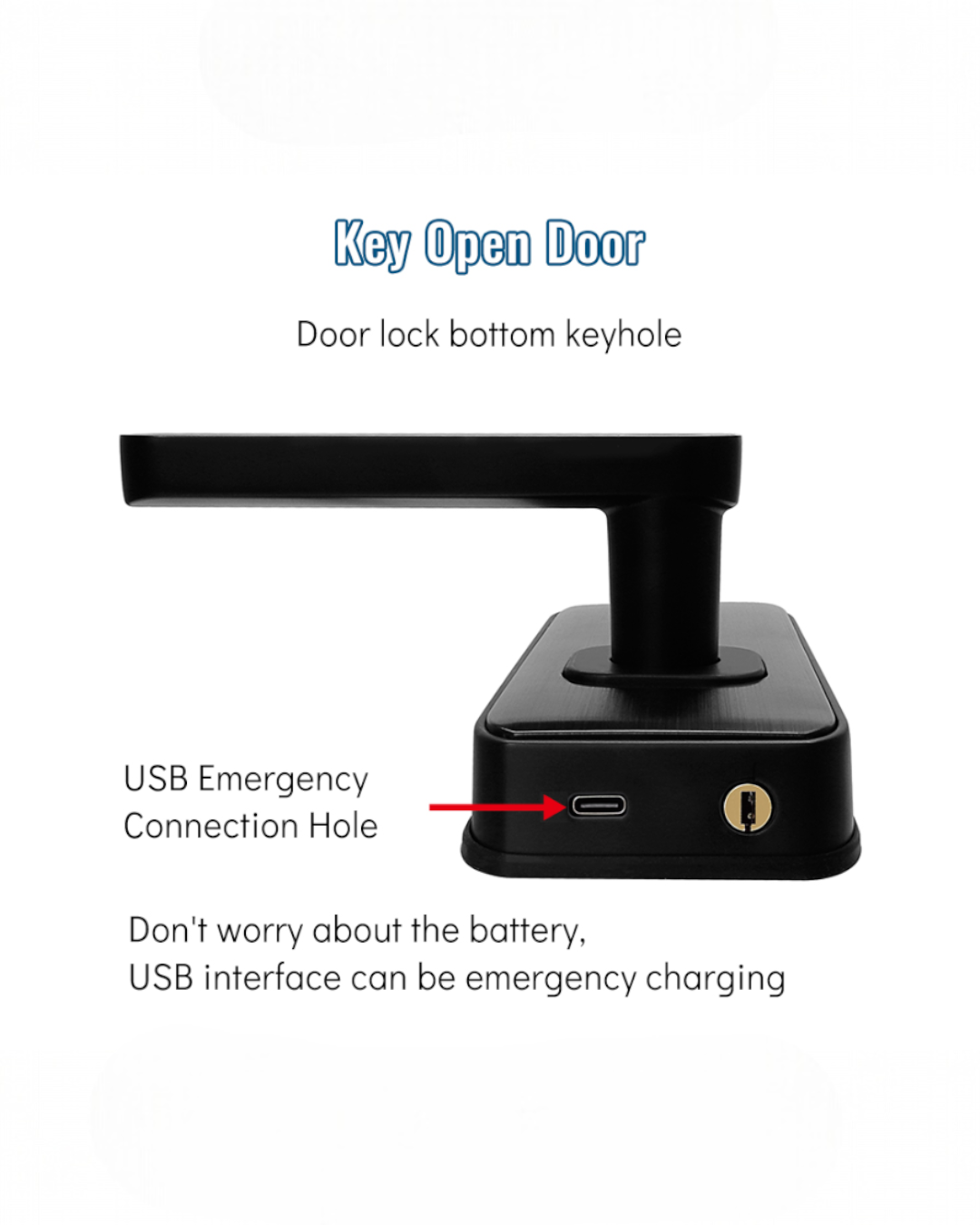 CERRADURA INTELIGENTE - CILINDRO- TILOCK APP - NEGRO - OS615FB