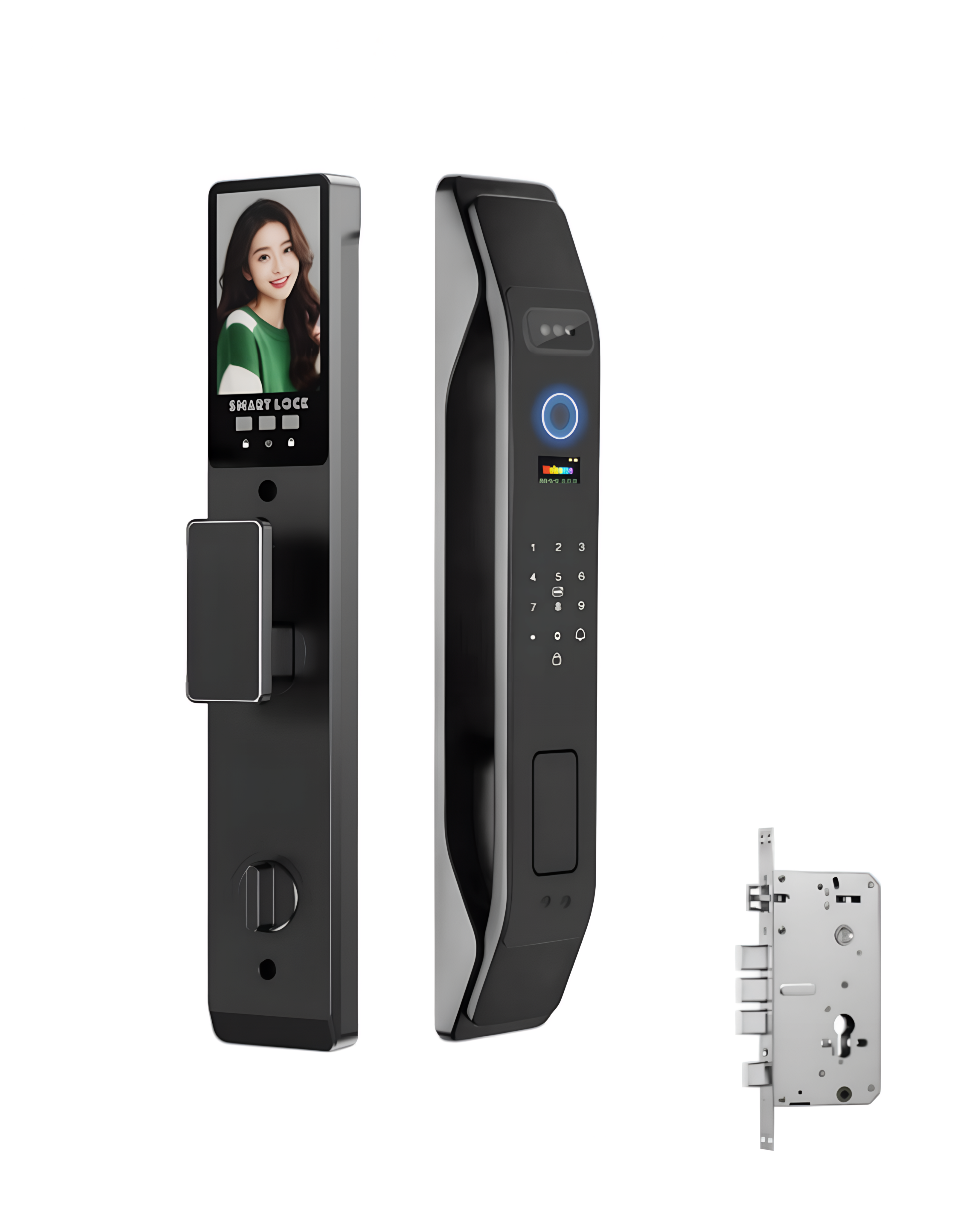 CERRADURA DIGITAL PREMIUM CON FACIAL + CONTROL REMOTO WIFI TUYA – OS905TYFA