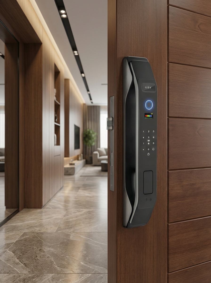 CERRADURA DIGITAL PREMIUM CON FACIAL + CONTROL REMOTO WIFI TUYA – OS905TYFA