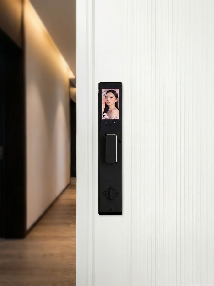 CERRADURA ELECTRÓNICA DE LUJO CON VOZ EN ESPAÑOL + HUELLA + APP TUYA – OS956TYFA