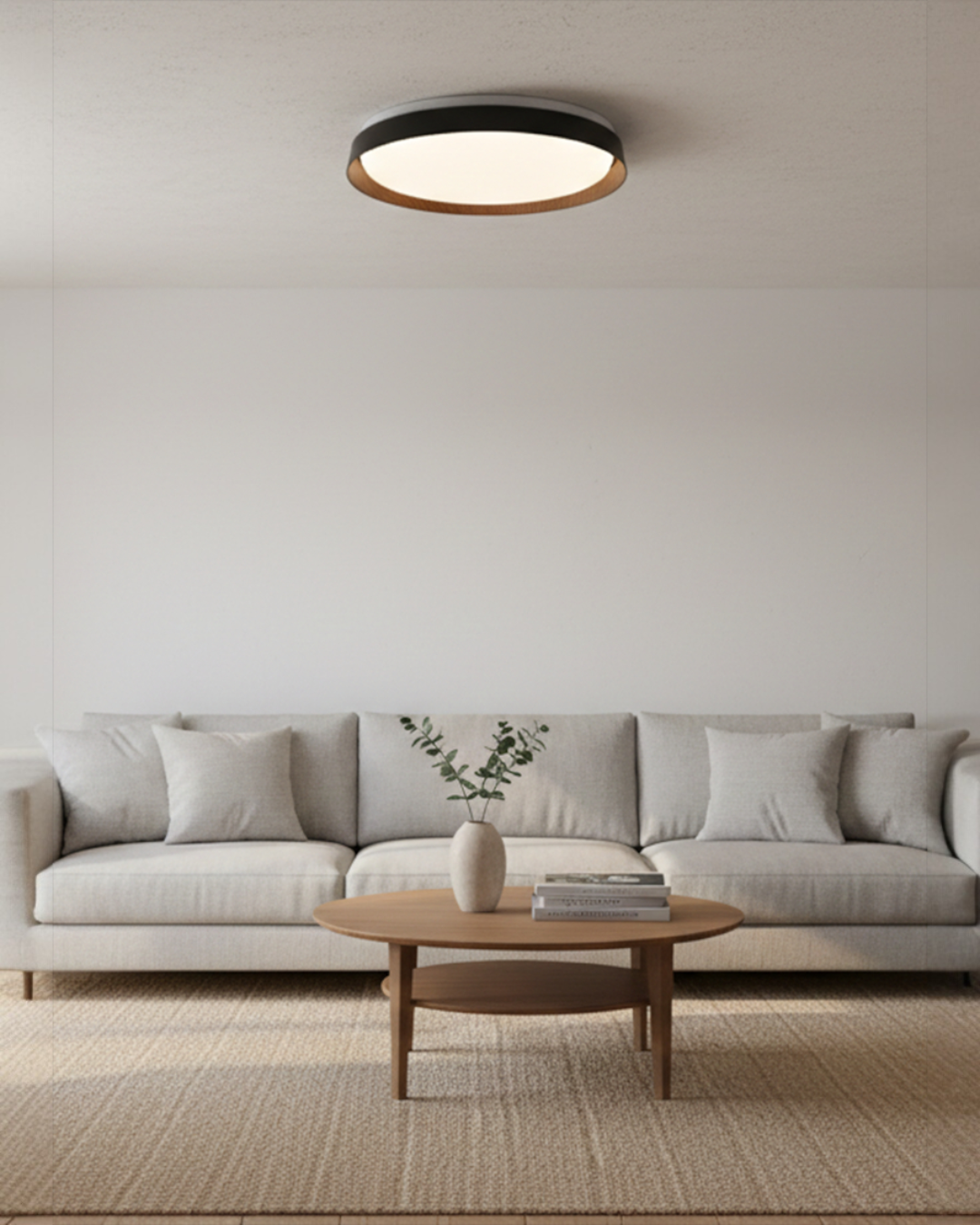 PLAFÓN TECHO LED NEGRO 24W 3CCT - TAMAÑO 400 MM - LUZ 3CCT AJUSTABLE - 24W