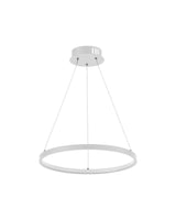 LAMPARA COLGANTE LED BLANCA 25W 3000K - 400*H1500