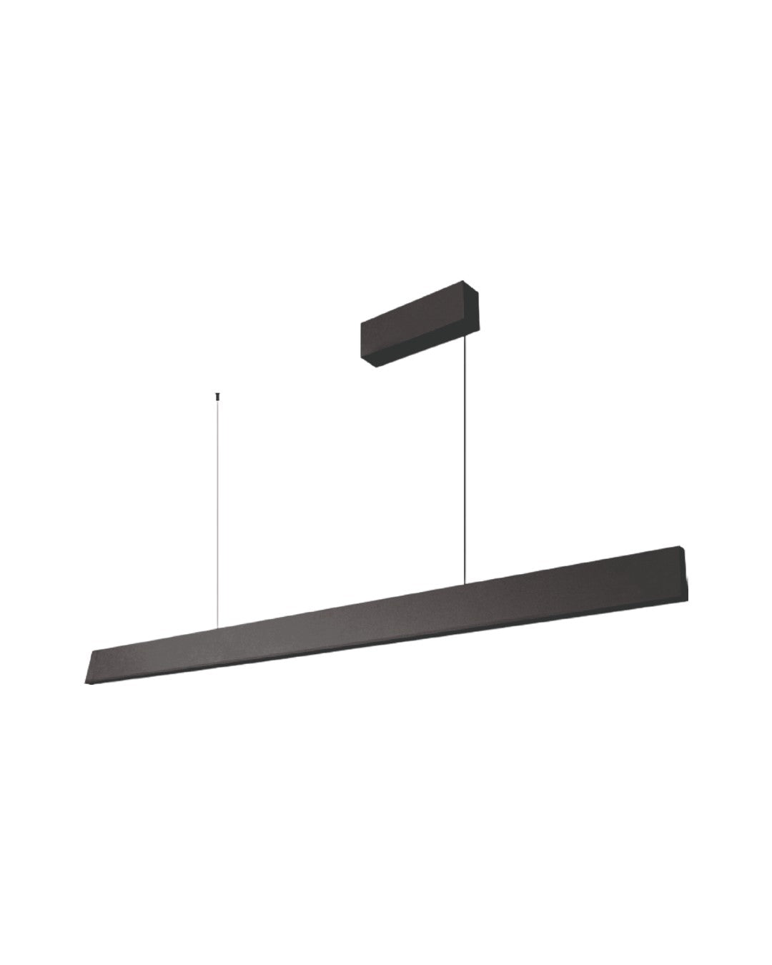 LAMPARA LINEAL LED NEGRA 40W CCT - 1200x55x75mm