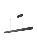 LAMPARA LINEAL LED NEGRA 40W CCT - 1200x55x75mm