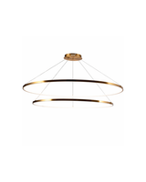 LAMPARA COLGANTE LED BRONCE 102W 30K