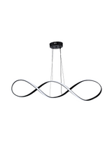 LAMPARA COLGANTE LED NEGRA 3CCT