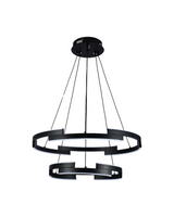 LAMPARA COLGANTE LED NEGRA 3CCT