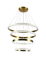 LAMPARA COLGANTE LED LATON 3CCT