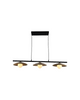 LÁMPARA COLGANTE MADERA 3×G9 - TAMAÑO 110×30×150 CM