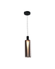 LÁMPARA COLGANTE LED NEGRA 6W 3000K - TAMAÑO Ø100×395 + 1200 MM WIRE - LUZ 3000K (BLANCO CÁLIDO) - 6W
