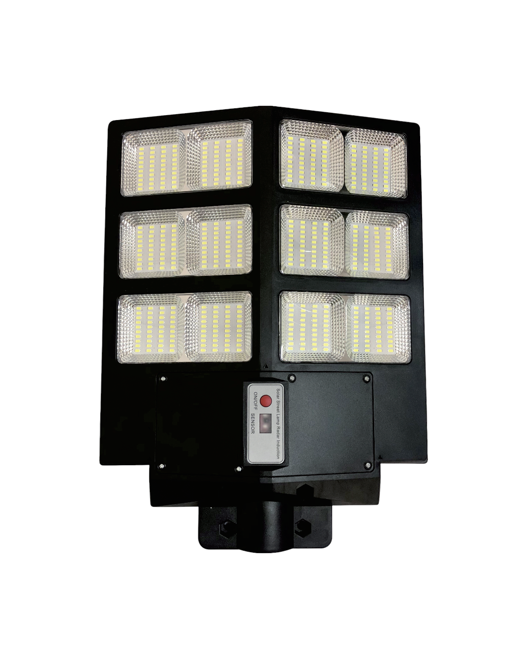 LAMPARA DE CALLE SOLAR LED 300W 6500K - TAMAÑO 447×342×70 MM - LUZ 6500K (BLANCO FRÍO) - 300W