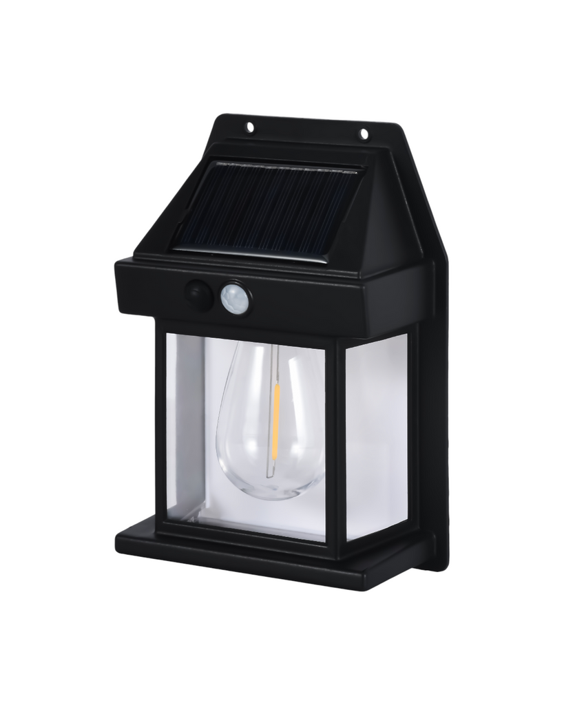 LAMPARA DE PARED SOLAR LED 5W 3000K - TAMAÑO 17.1×12×5.8 CM - LUZ 3000K (BLANCO CÁLIDO) - 5W