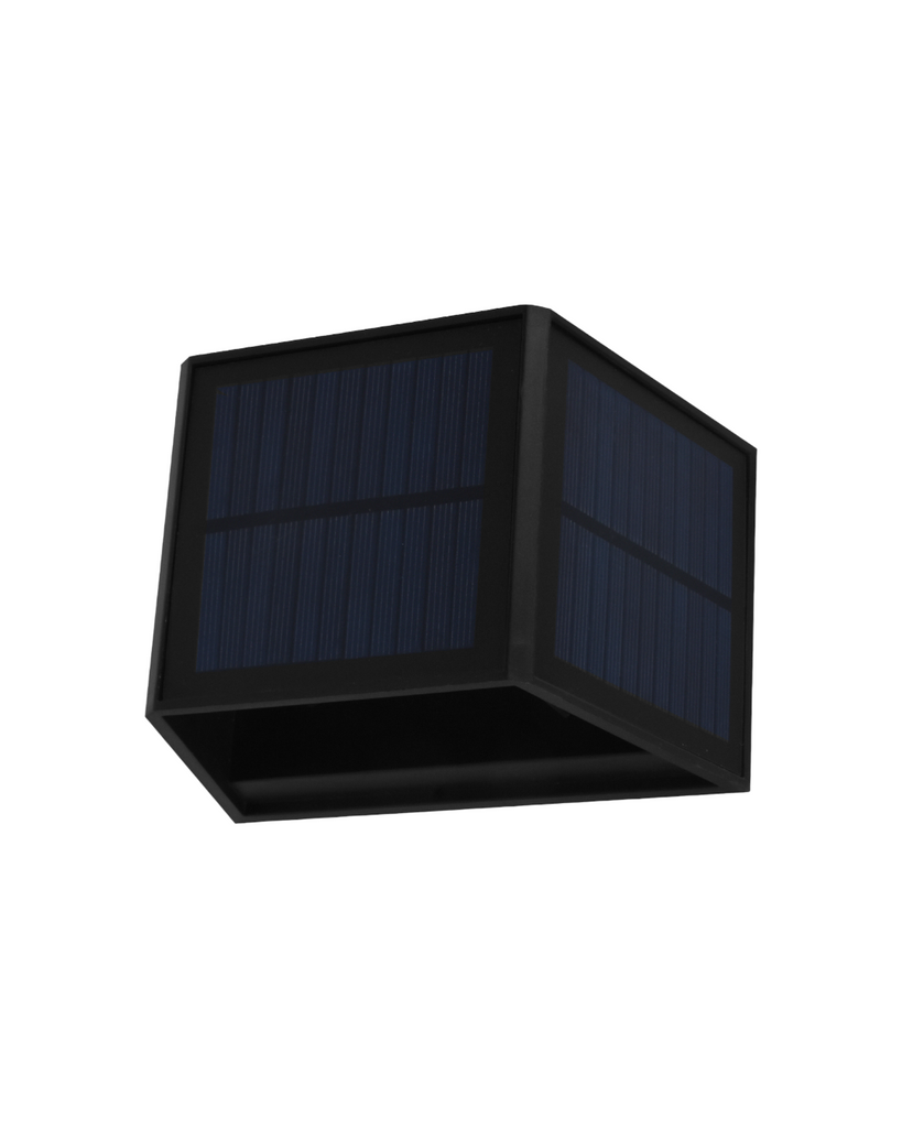 LAMPARA DE PARED SOLAR LED 6W 3CCT - TAMAÑO 155×100×97 MM - LUZ 3CCT AJUSTABLE - 6W