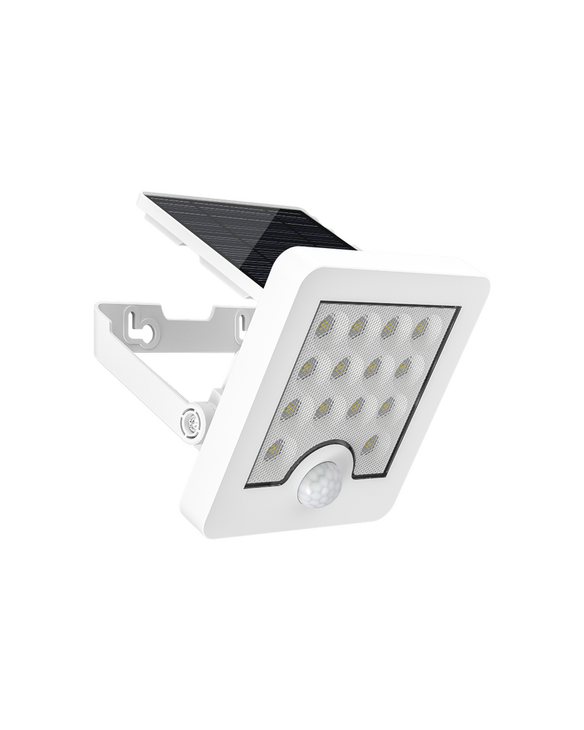 LAMPARA DE PARED SOLAR 20W CON SENSOR MOVIMIENTO - TAMAÑO 120×54×130 MM - 20W