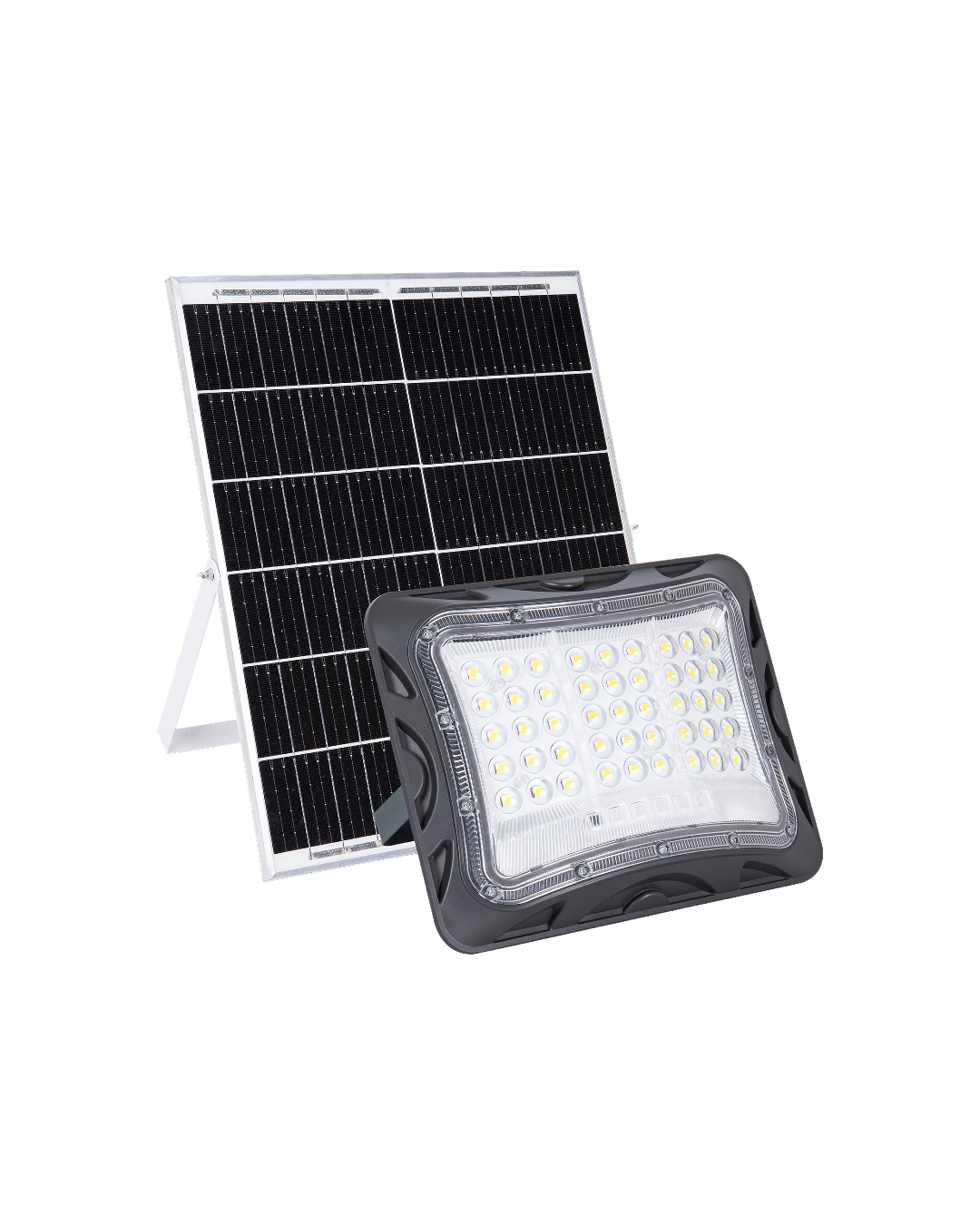 REFLECTOR SOLAR LED 100W 6500K - TAMAÑO 251×201×66 MM - LUZ 6500K (BLANCO FRÍO) - 100W