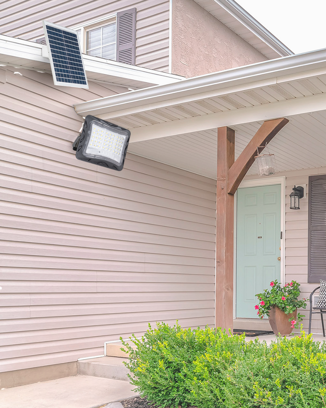 REFLECTOR SOLAR LED 100W 6500K - TAMAÑO 251×201×66 MM - LUZ 6500K (BLANCO FRÍO) - 100W