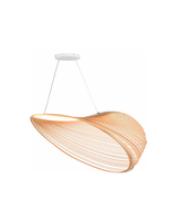 LAMPARA COLGANTE LED MADERA 18W 30K