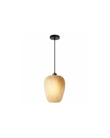 LAMPARA DE TECHO BAMBOO RATTAN MADERA 1XE27
