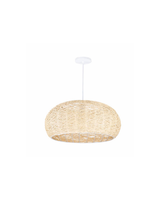 LAMPARA COLGANTE RATTAN CLARO 1XE27