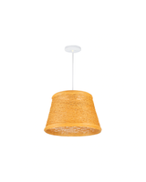 LAMPARA COLGANTE RATTAN MADERA 1XE27