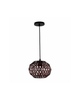 LAMPARA COLGANTE RATTAN OSCURO 1XE27