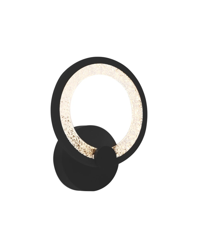 LAMPARA DE PARED LED NEGRA 22W 40K